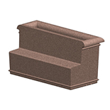 CAD Drawings Petersen Manufacturing Company, Inc. ABP Planter / Bench